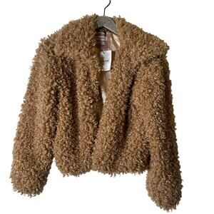 Noize Teddy Bear Blush Jacket NEW
